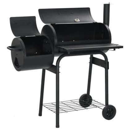 Inolait Outdoor BBQ Grill Charcoal Barbecue Pit Patio Backyard Meat Cooker Smoker
