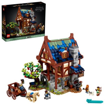 Lego Ideas Medieval Blacksmith 21325 Building Toy; Impressive Model for Adults (2,164 Pieces)