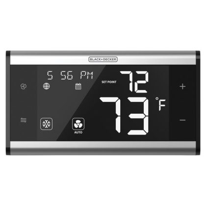 Black + Decker BDXCTSH1 Smart Home Wi-Fi Touch-Key Thermostat with Intelligent Programming