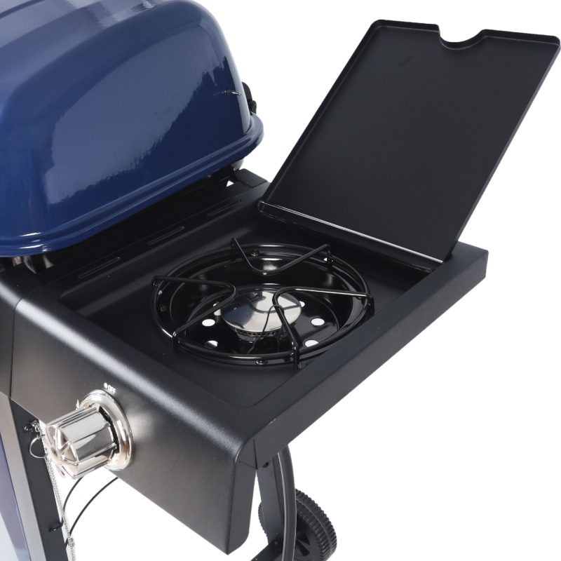 RevoAce 3-Burner Gas Grill with Side Burner, Blue Sapphire, GBC1729WBS