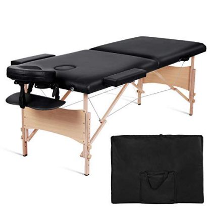 MaxKare 2 Folding Massage Table Portable Facial SPA Professional Massage Bed
