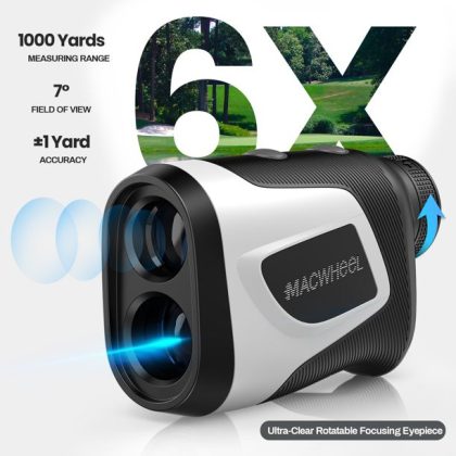 Macwheel Golf Rangefinder 6X Laser Range Finder 1000 Yards Digital Measurement