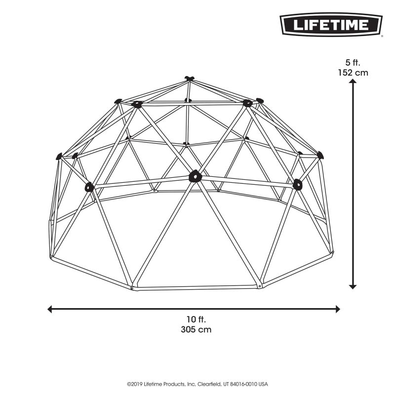 Lifetime 60-Inch Climbing Dome, Earthtones