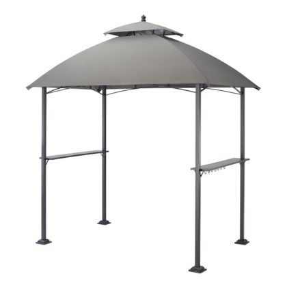 Mainstays Ledger 5' x 8' Outdoor Grill Gazebo with Canopy Top