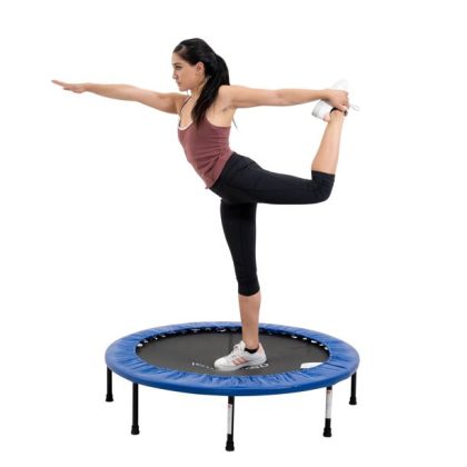 Kinertial 48" Fitness Trampoline For Exercise, Home Gym Rebounder, Max Load 220 lbs