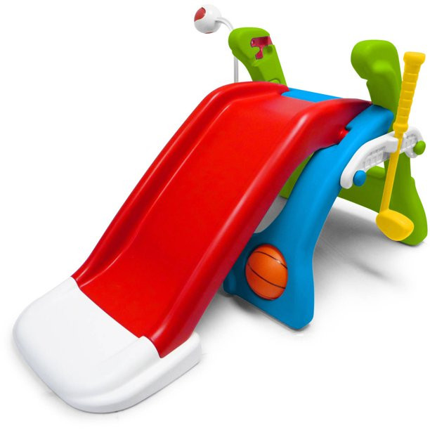 Grow 'n Up Quick Flip 6 in 1 Toddler Slide and Sport Activity Center