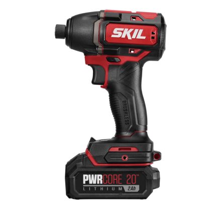 Skil PWR CORE 20 Brushless 20-Volt 1/4 In. Hex Impact Driver Kit with Auto PWR JUMP Charger (ID573902)