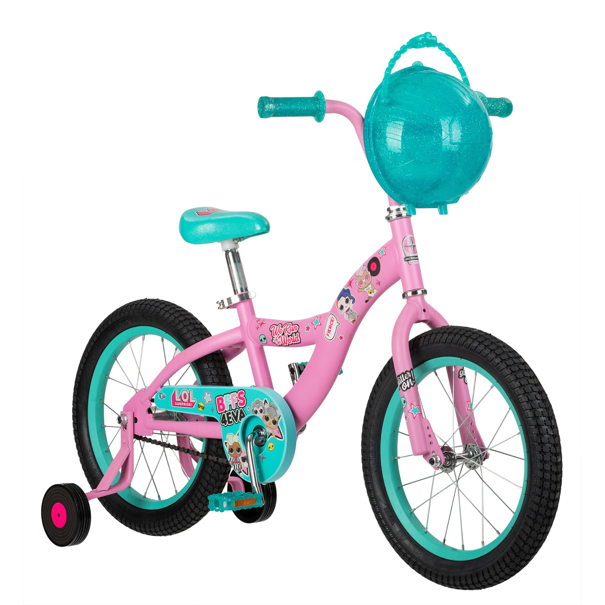 Schwinn L.O.L. Surprise! Kids Bike, 16-Inch Wheel, Single Speed, Pink