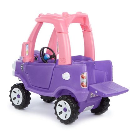 Little Tikes Princess Cozy Truck Foot-To-Floor Toddler Ride-On In Purple And Pink