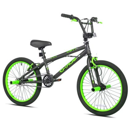 Kent Bicycles 20 In. Chaos Boy's Bike, Matte Black And Green