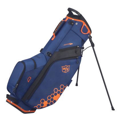 Wilson Staff Feather Carry Golf Bag, Blue/Orange