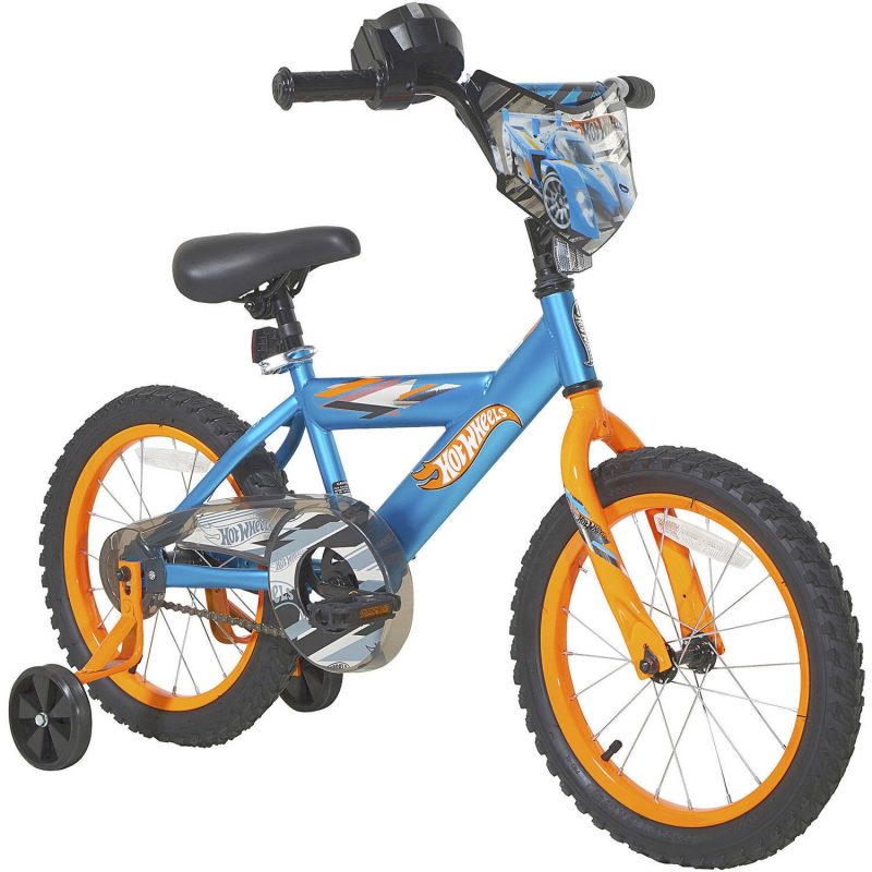 Dynacraft 16" Hot Wheels Boy's Bike with Rev Grip, Blue Litho
