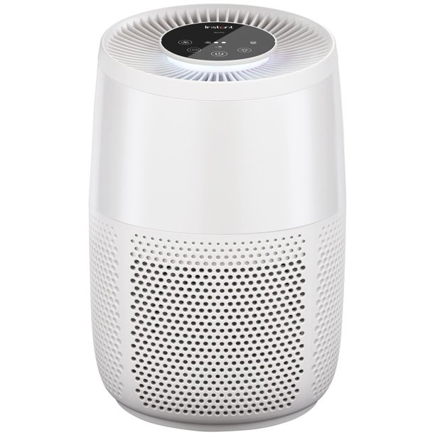 Instant Pot HEPA Air Purifier For Home Allergens, Pet Dander, Remove 99.9% Dust Smoke Pollen, (AP100), Pearl