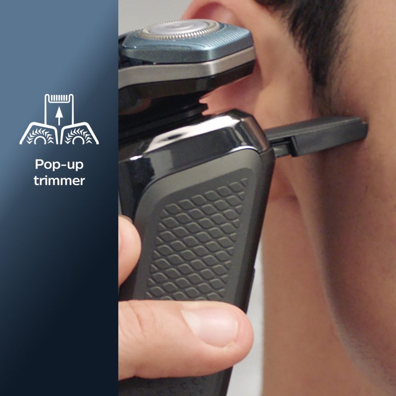 Philips Norelco Shaver 7100, Rechargeable Wet & Dry Electric Shaver with Senseiq Technology and Pop-Up Trimmer S7788/82