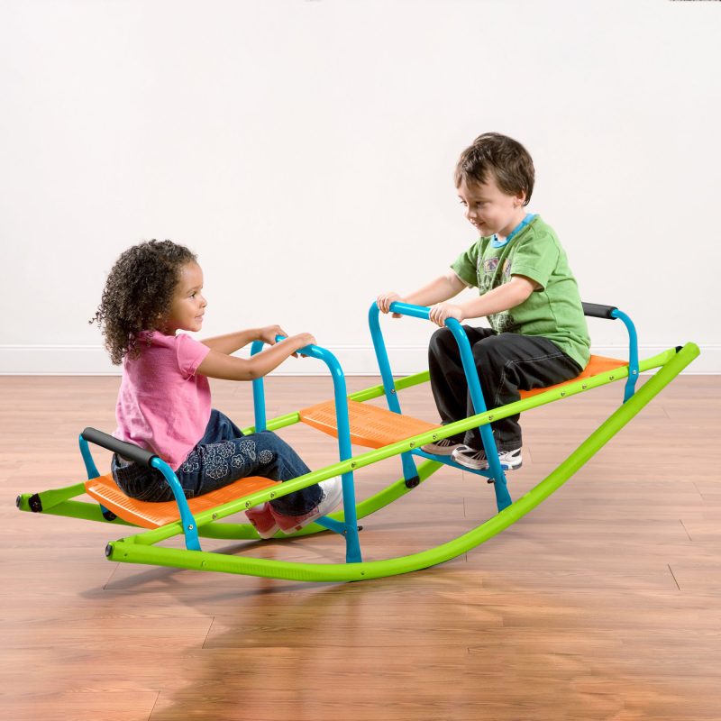 Pure Fun Kids Rocker Seesaw, Indoor or Outdoor, 75 lbs Weight Limit, Ages 3 to 7