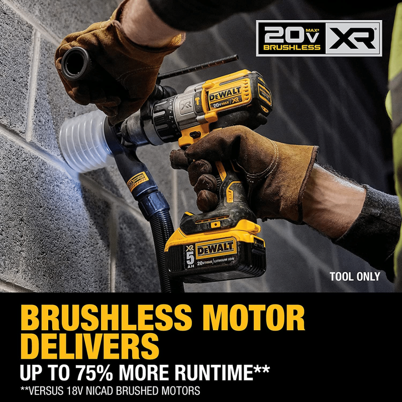 Dewalt 20V MAX XR Hammer Drill, Brushless, 3-Speed, Tool Only (DCD996B)